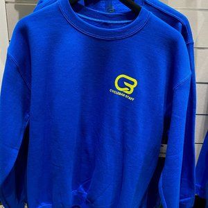 Deep Blue Cyclebar Staff Crewneck